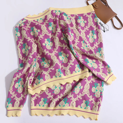 Autumn Winter Women's Knitted Sets