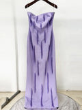 Elegant Strapless Evening Party Dress