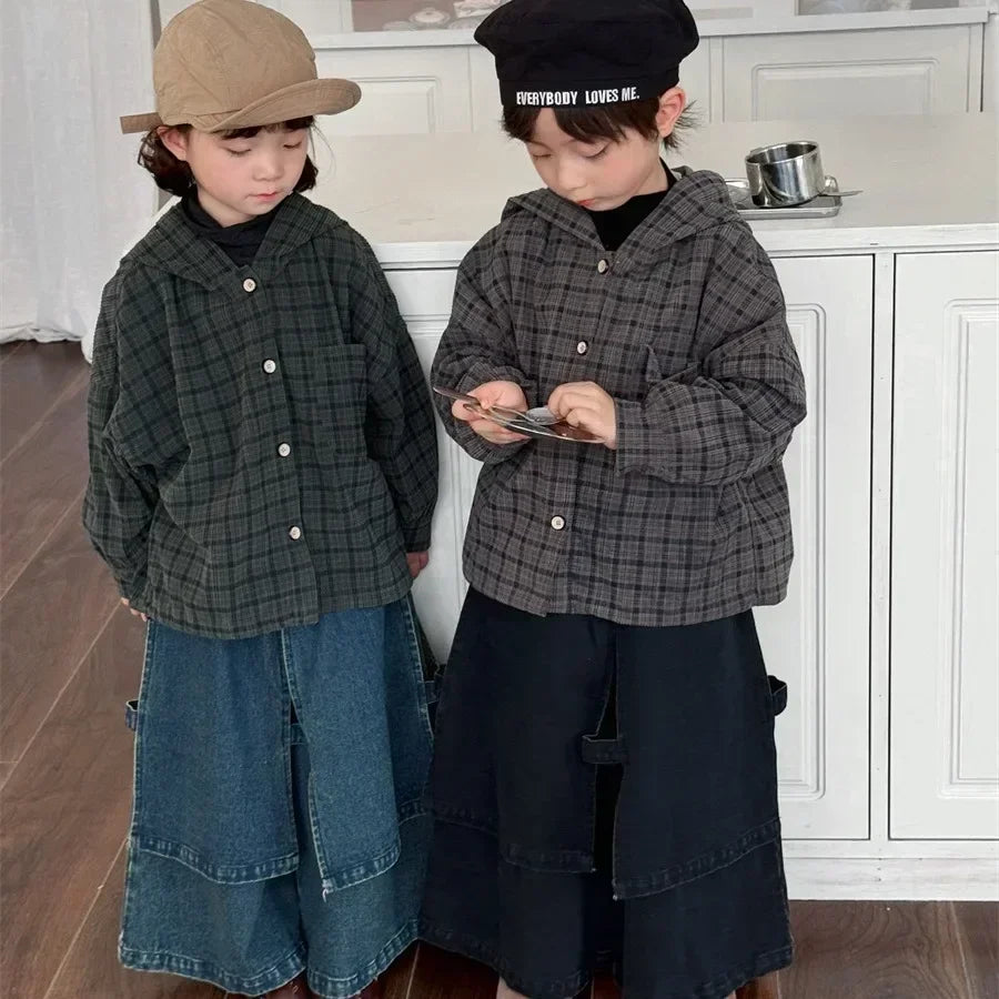 Kids Pants Children Clothing Solid Color Jeans Versatile Childrens Baby Easy Irregular Loose Causal