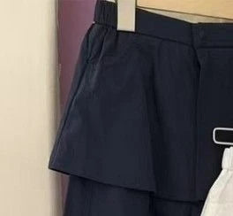 Girls' Trendy Workwear Skirtpants for Summer Stylish and Versatile,Casual Pants for Baby Girls