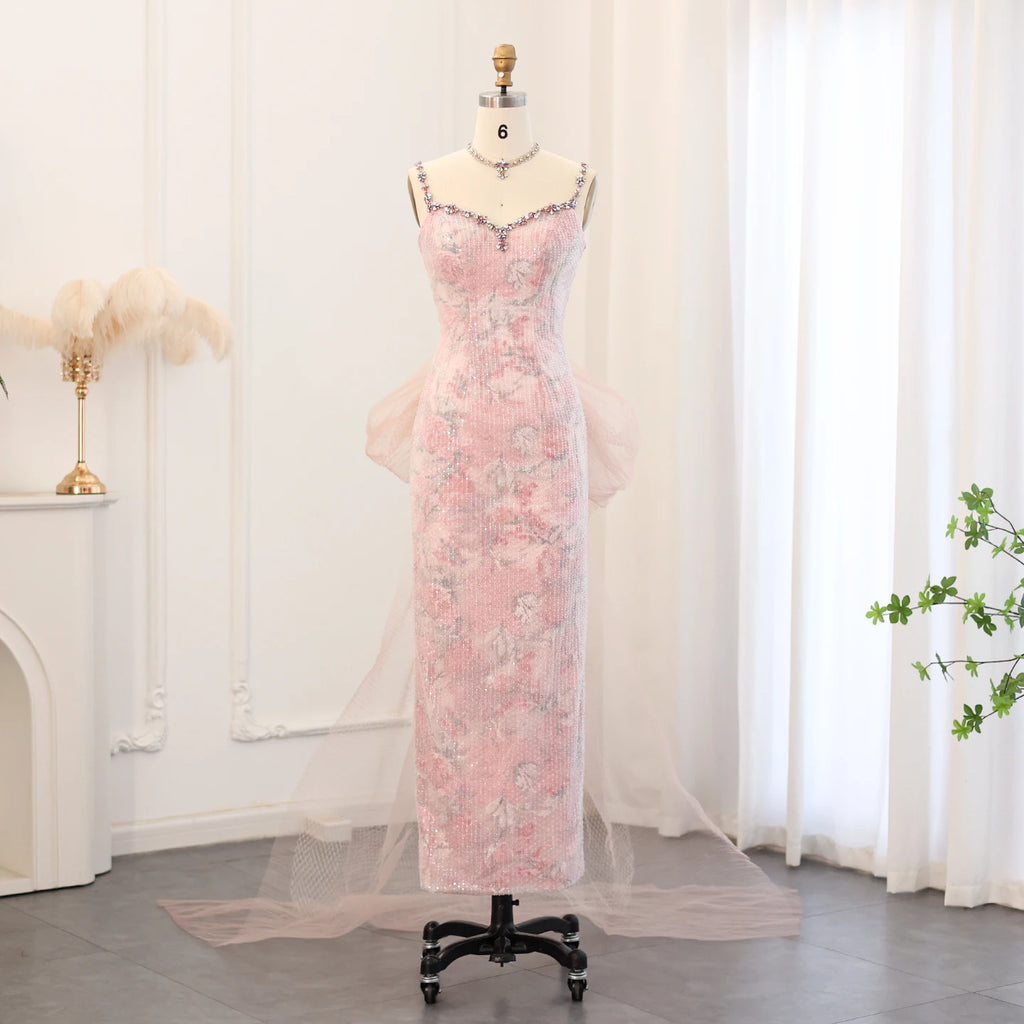 Burgundy Velvet Mermaid Evening Dress
