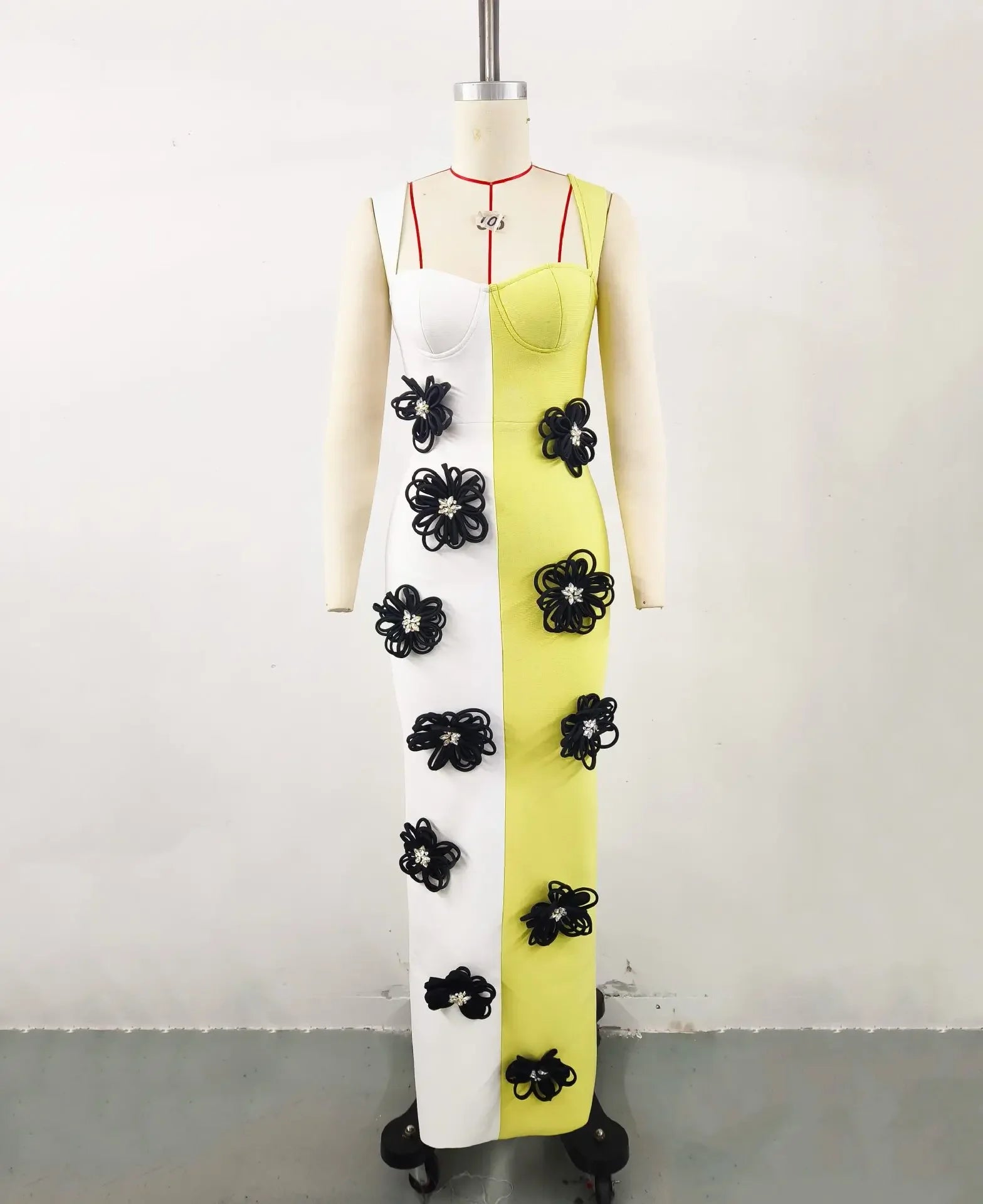 Slimming Colorblock Temperament Dress